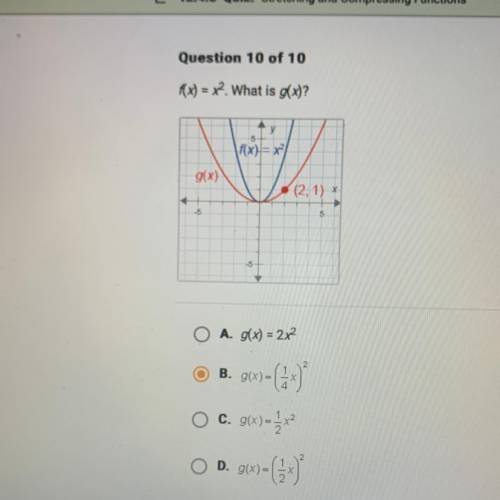 Pls help fasttt i’ll give brainliest
f(x) = x^2. What is g(x)?