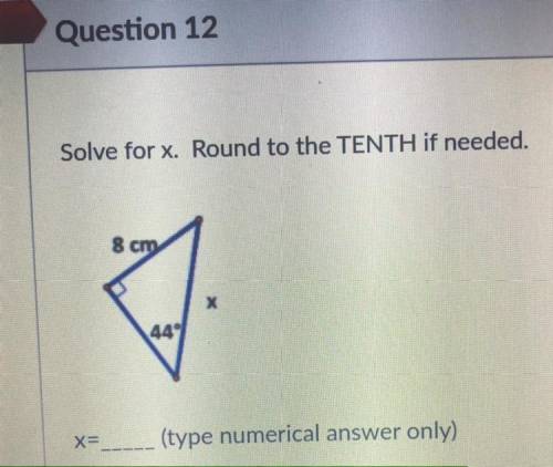 30 points !!! 
Solve for x. Round to the TENTH if needed