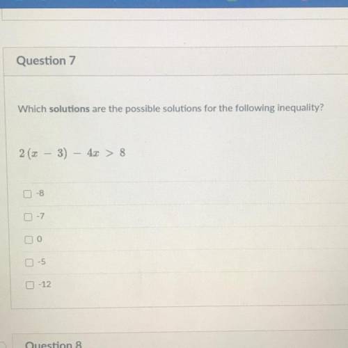 Multi answer inequality! Please help and comment only if you know!