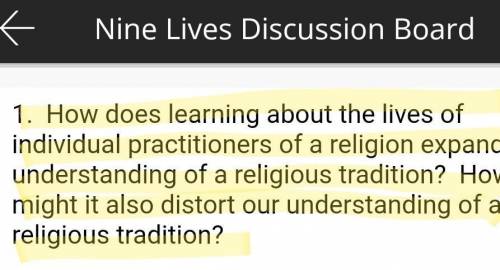 How does learning about the lives of individual practitioners of a religion expand our understandin