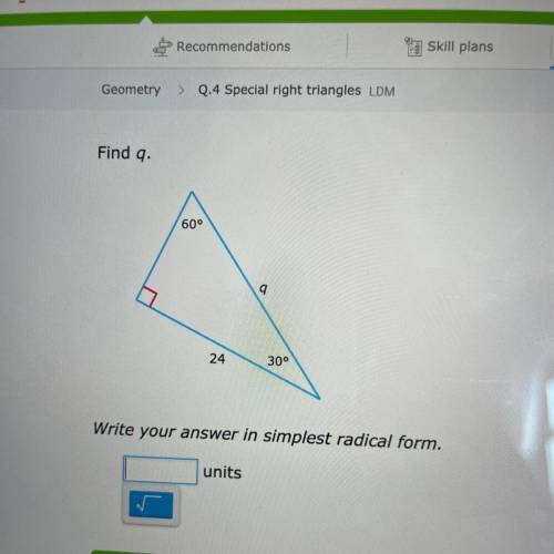 Special right triangle!