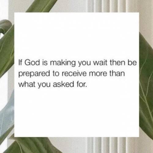 Trust God’s timing because his timing is perfect