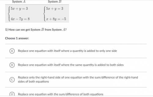 KHAN ACADEMY ALGEBRA 1 PLZ ANSWER BOTH WILL GIVE BRAINLIEST

THE SECOND PART OF THE QUESTION IS...