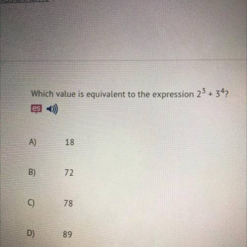 Which value is equivalent to the expression 2/3 + 3/4