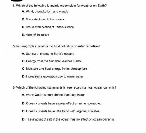 Have a question on a science quiz.