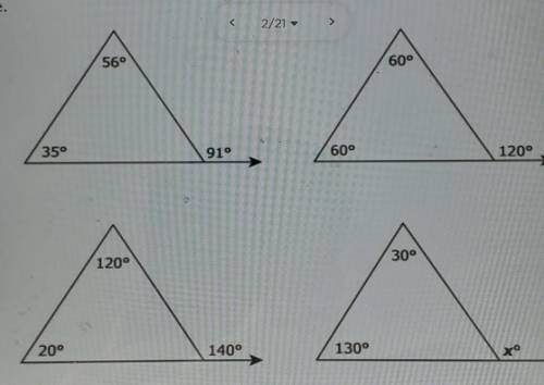 What is the sum of all 3 angles in a triangle?​