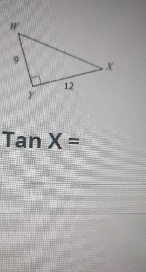 How do you find Tan X?​