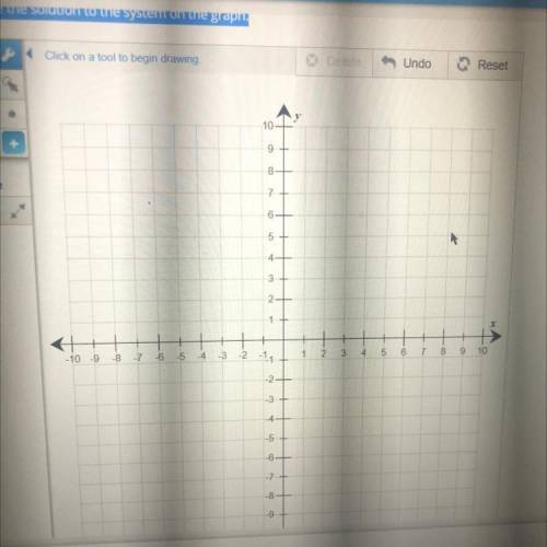 Graph this system of equations on the coordinate plane:

Y=-3x+3
Y=1/2x-4
Use the Mark Feature too
