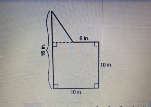 PLZ HURRY 
What is the area of the figure?