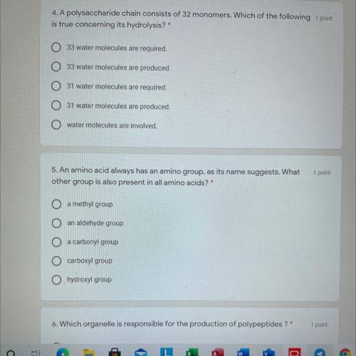 Please give me the answers for questions 4 and 5