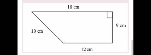 Find the area of the following figure 
18cm
9cm
10cm
12cm