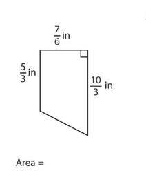 Find the area for this trapezoid
