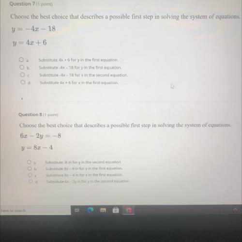 I need help with question 7 and 8 :))