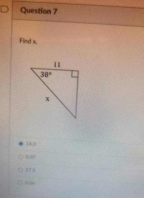 How do I found X with this triangle?​