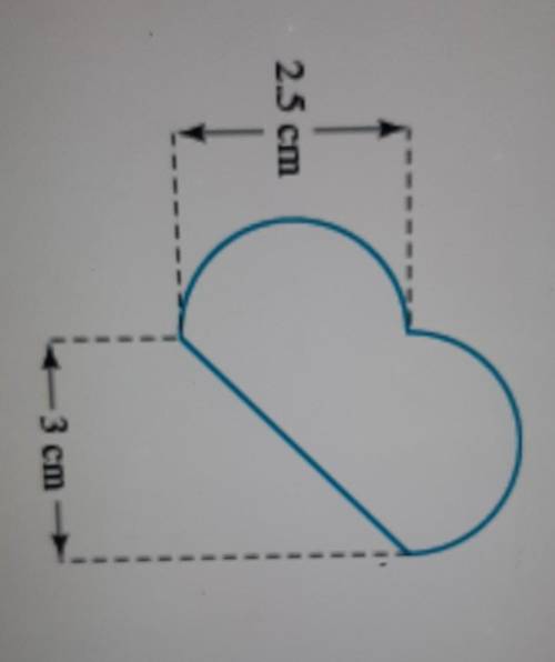I.) figure out the area of this shape​
