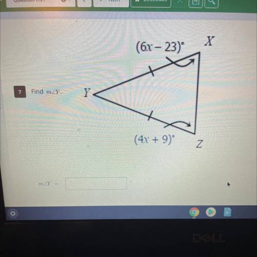 7. find m y
geometry
