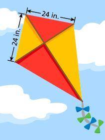 Carl is making the kite shown (shorter sides measure 24 inches) with a perimeter of 120 inches

Wr