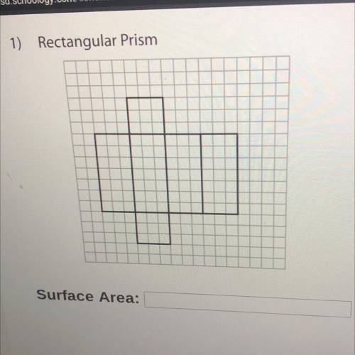 What’s the surface area?? Do I just count the little squares?