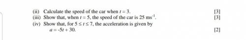 A question based on an acceleration time graph. Could someone please explain how to do it?
