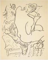 ASAP BRAINLIEST!A line drawing of a nudx, seated woman's back.

Name the work of art above and its
