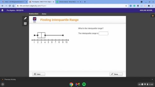 I need help here I don't remember what interquartile range is.