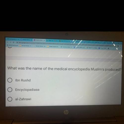 What was the name of the medical encyclopedia Muslim's produced?