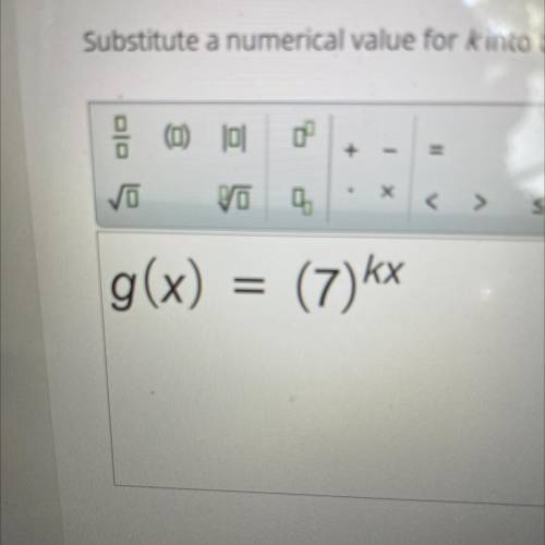 The function f(x)= 7X + 1 is transformed to function g through a horizontal compression by a factor