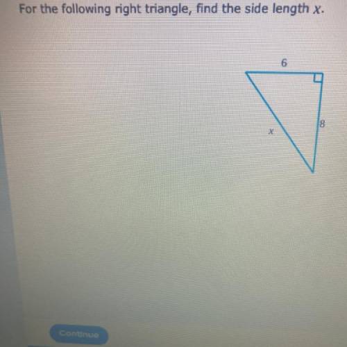 Find a right triangle