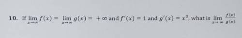Calculus problem I need help with that needs the solution with work.​