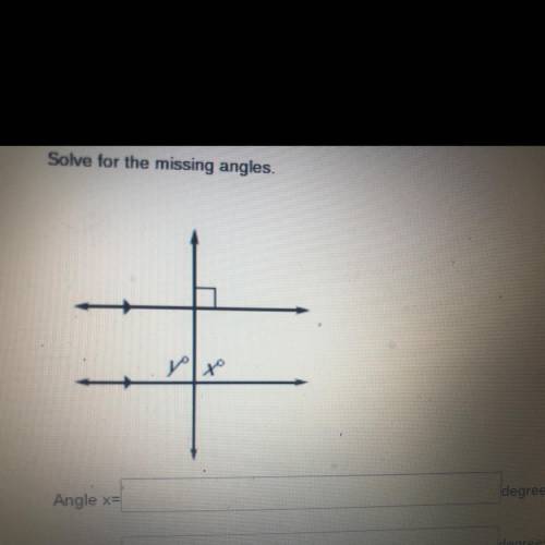 Solve for the missing angles