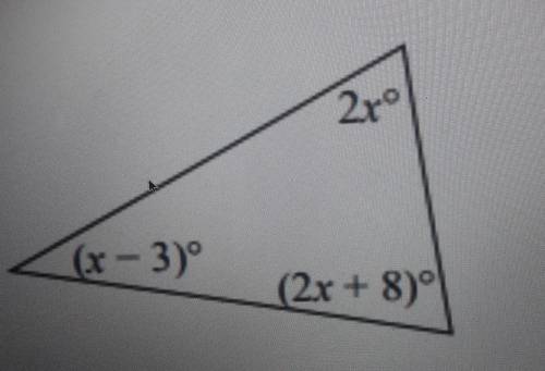 I need to solve for x ​
