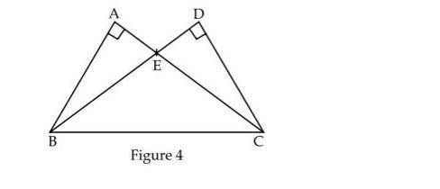 In figure, 2 triangles ABC and DBC are on the same base BC in which angle A= angle D=90°; if CA and