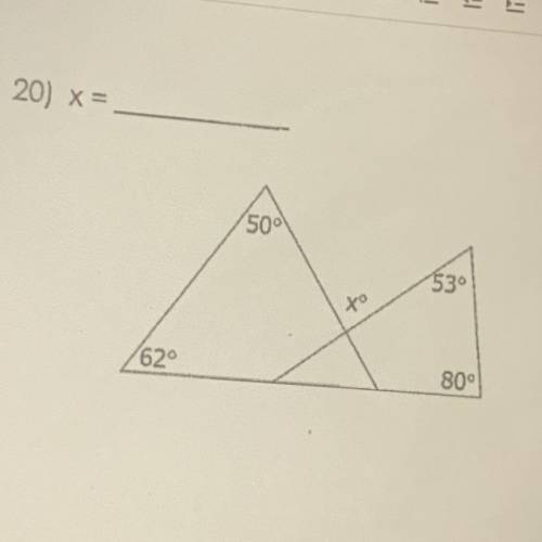 How do i find x i don't understand