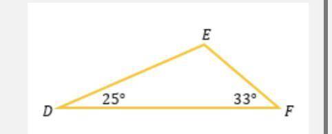 What is the measure of Angle E?