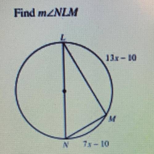 *
HELP: Find the indicated angle measure.
Find m2NLM
A. 10
B.60
C.120
D.30