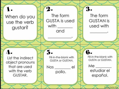 Gustar Task Cards pt. 1