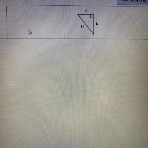 Find the length of the third side of the right triangle.

The length of the third side is
(Simplif