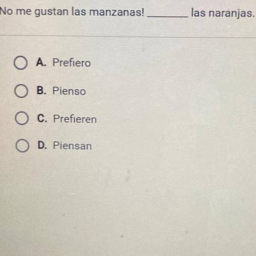This should be the last Spanish question I think
