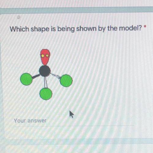Which shape is being shown by the model?