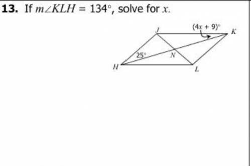 Solve for the X in this