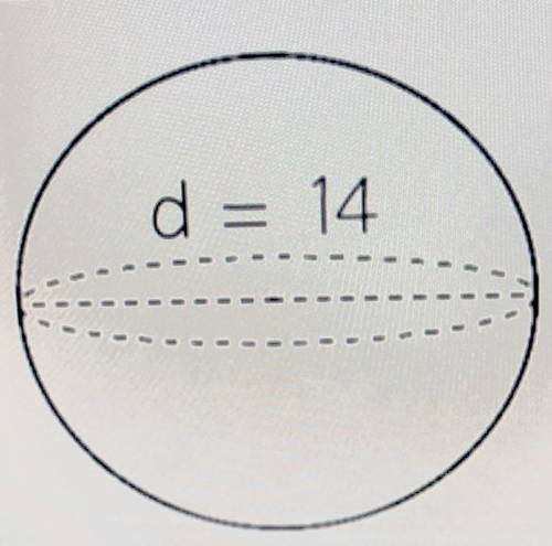 What’s the volume of this sphere?