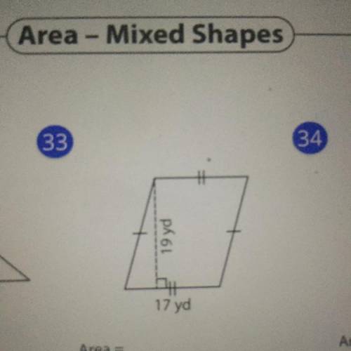 What is the area of this shape?