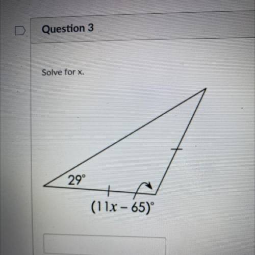 3.) Solve for x. Please help