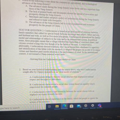 I need help with these questions