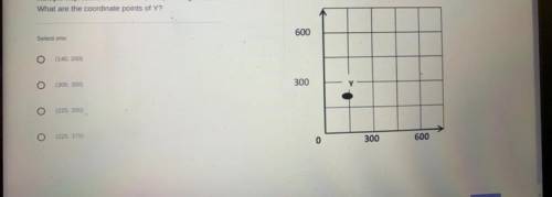 What are the coordinate points of Y
