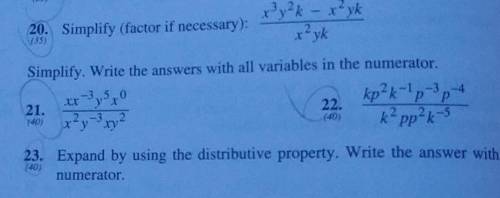 Please help with problem 21 I dont get how to do it​