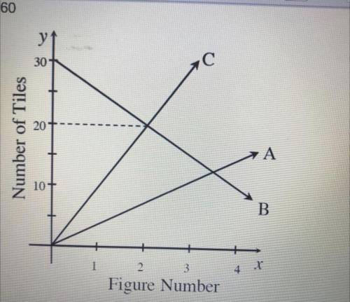 #4-

Examine the graph at right, which displays three tile
patterns.
What do you know about Figure