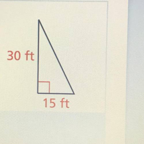 Does this triangle have a hypotenuse of 39 feet long?