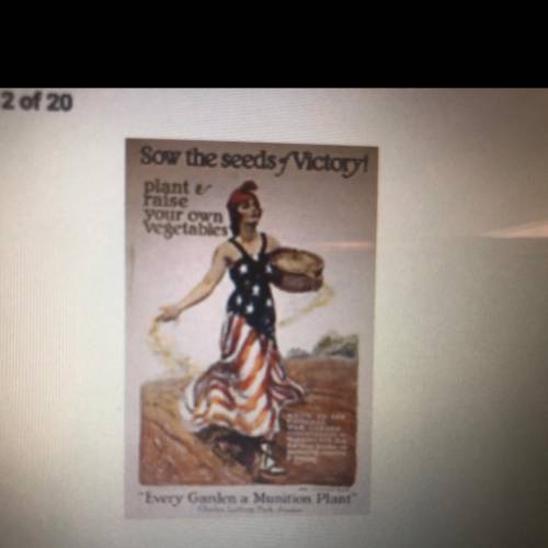 How did the U.S. government hope the poster shown above would affect the

nation?
O A. People woul