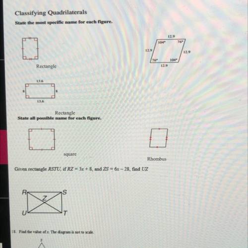 Classifying Quadrilateral
